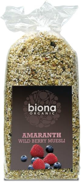 Biona bio gyümölcsös müzli áfonya-eper 325 g