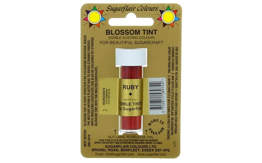 Burgundi porfesték Ruby - Sugarflair Colours
