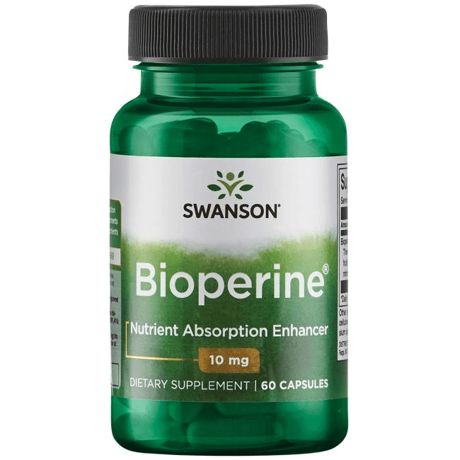Swanson BIOPERINE 10 mg 60 db