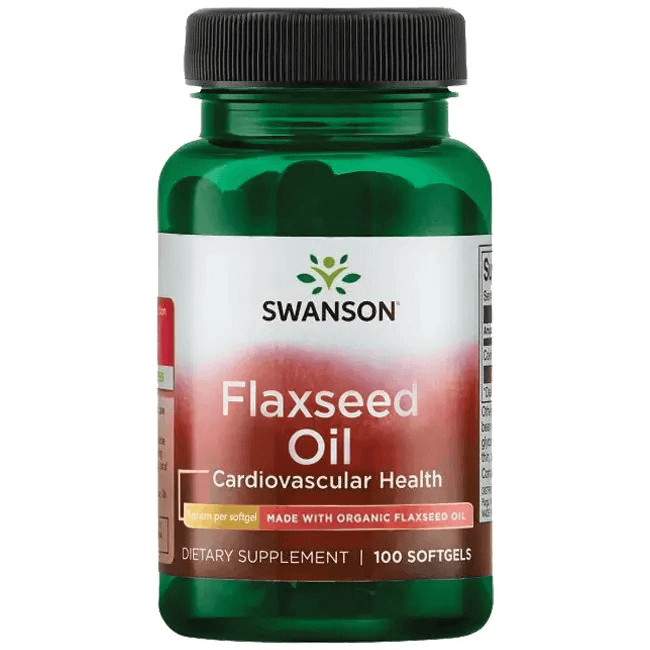 Swanson FLAXSEED OIL LENMAG OLAJ LÁGYZSELATIN 1 g 100 db