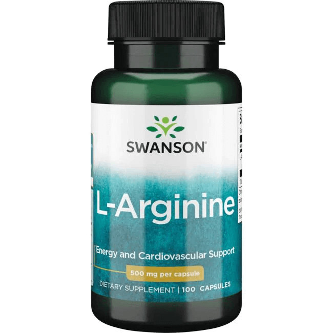 Swanson L-ARGININE 500 mg 100 db