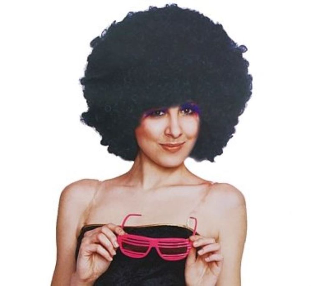 Fekete Afro paróka - GoDan