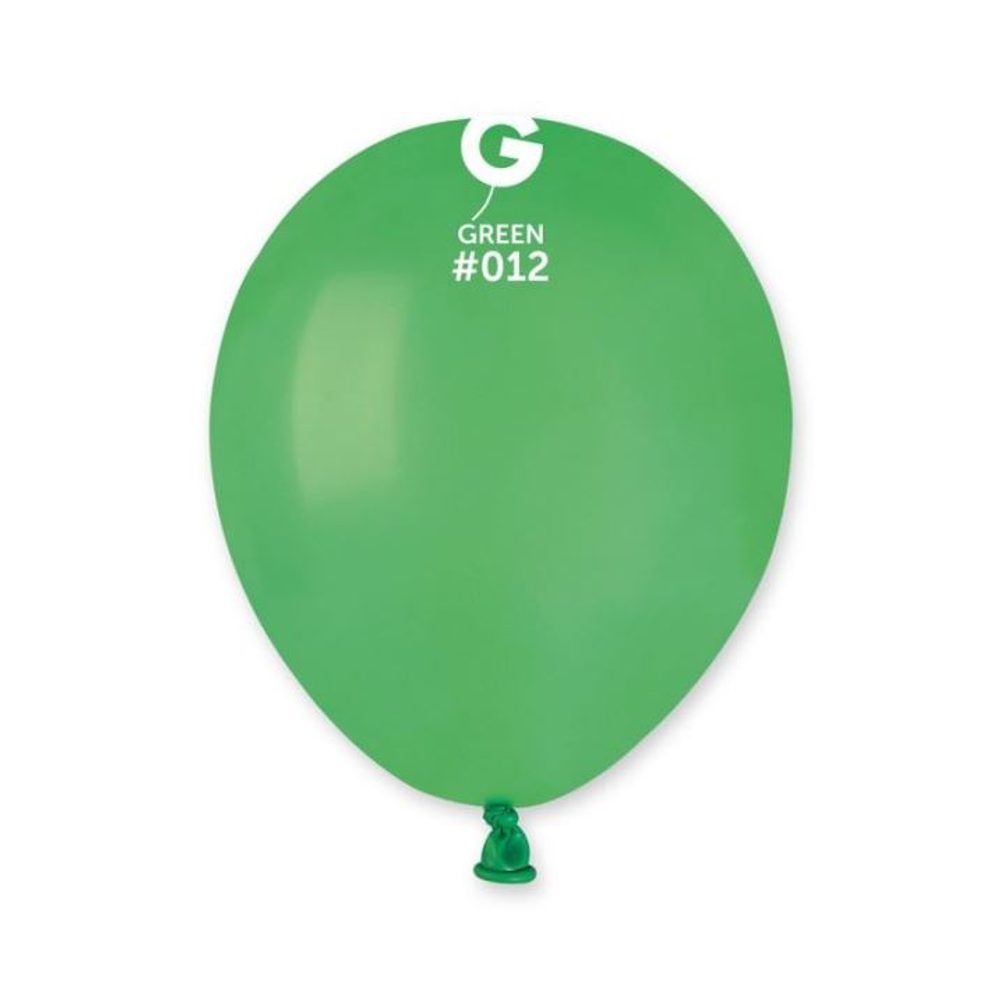 MINI latex léggömb - 13 cm – Zöld - 1 DB - SMART