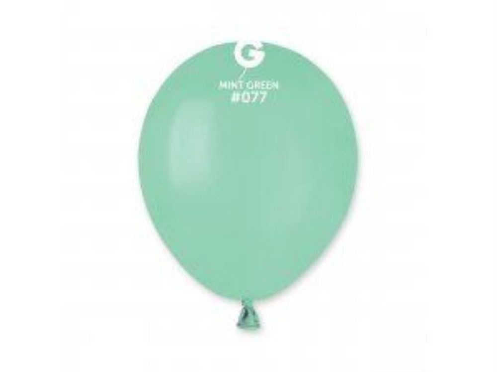 Mini latex léggömb - 13 cm – Mentazöld 1 db - SMART