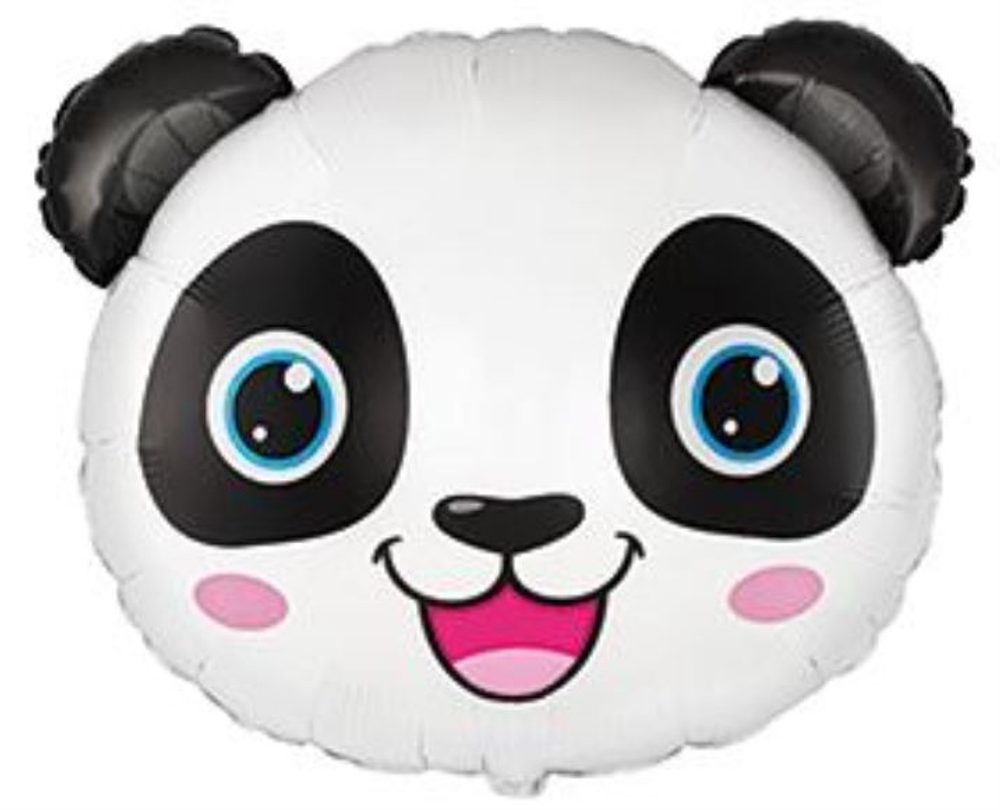 Panda fóliabalon - 52 cm - Flexmetal