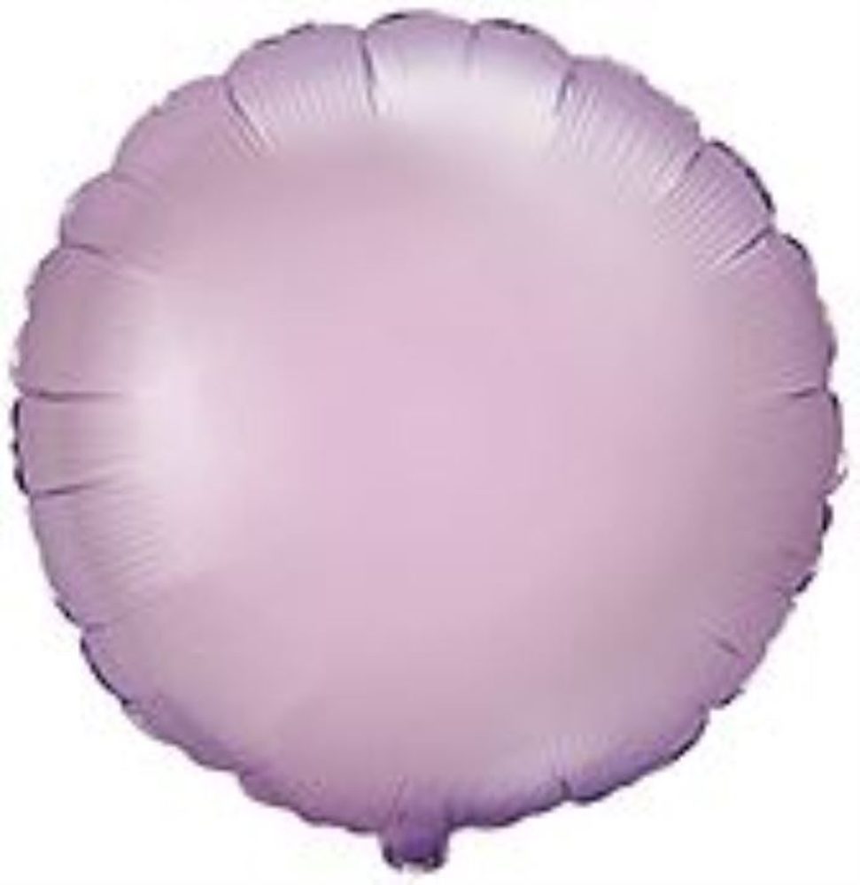 Pastell Rózsaszín Lufi 45 cm Kerek Liliom - Flexmetal