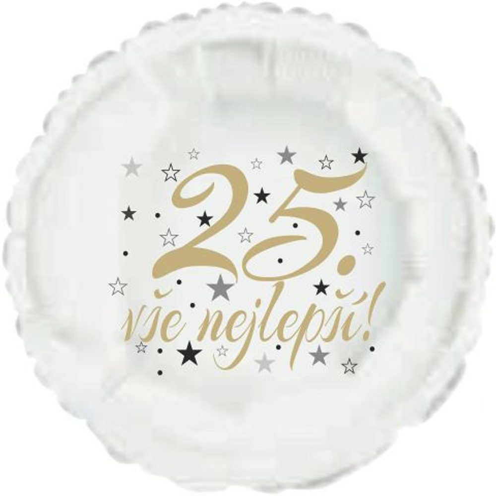 25. születésnapi lufi kör -