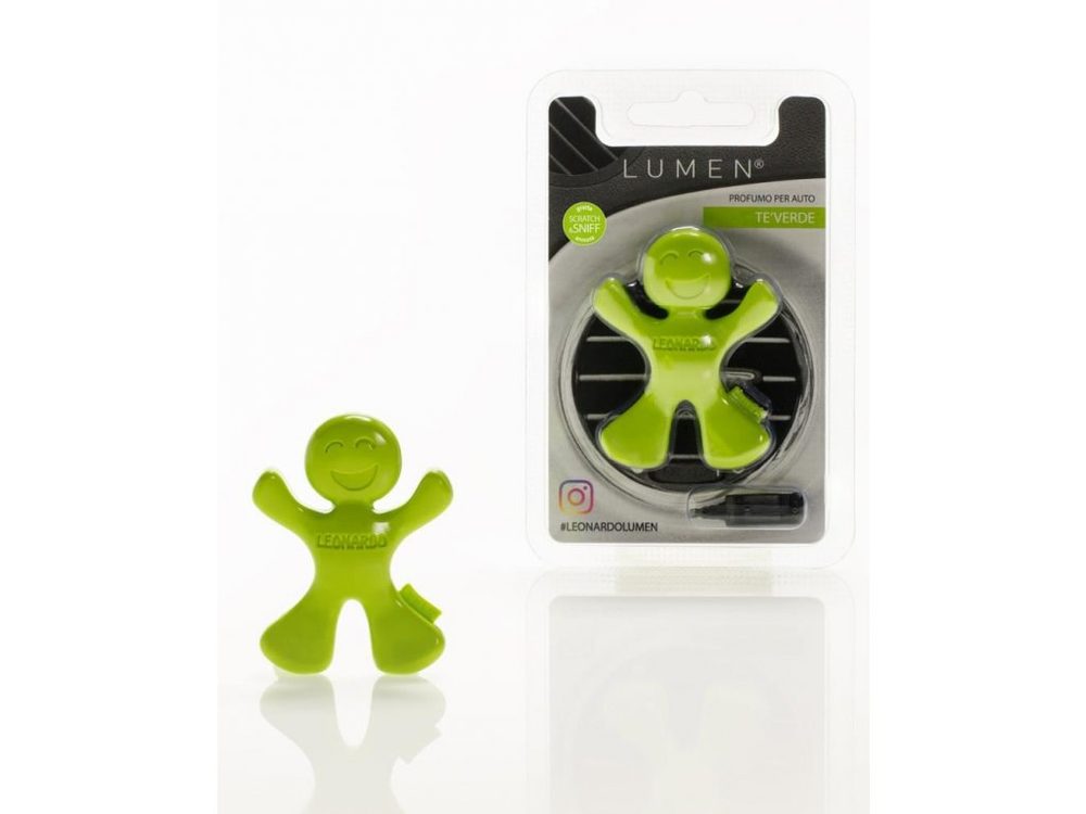 Autóillatosító figura Leonardo TE' VERDE világos zöld - LUMEN