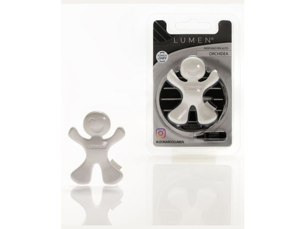 Autóillatosító figurás Leonardo ORCHIDEA fehér - LUMEN