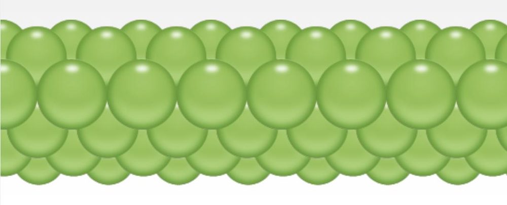 Lime zöld léggömb girland 3 m -