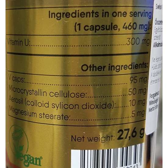NaturalSwiss Swiss Vitamin U