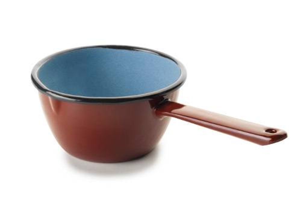 Smaltált kónikus rendlík 14cm - barna - Ibili