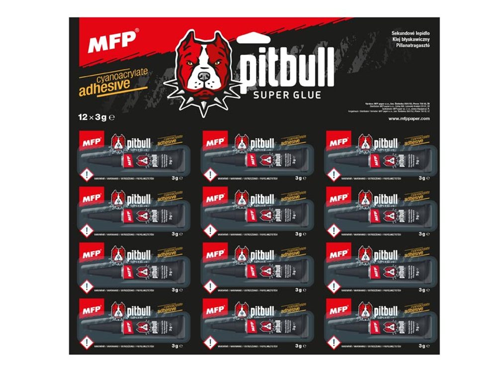 Pillanatragasztó Pitbull 3g 5050122 - MFP Paper