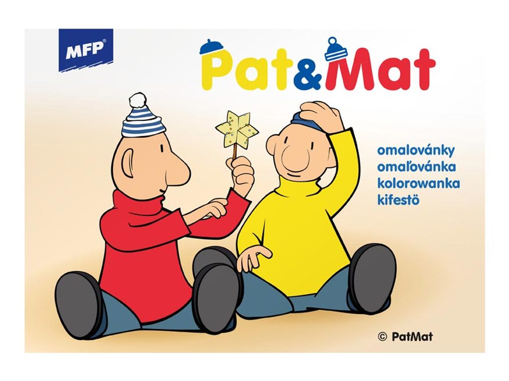 Színezőkönyv Pat és Mat 5301087 - MFP Paper