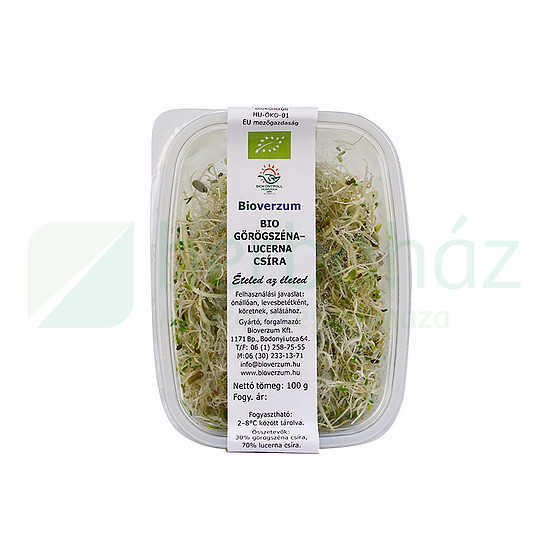 Bioverzum bio görögszéna-lucerna csíra 100 g