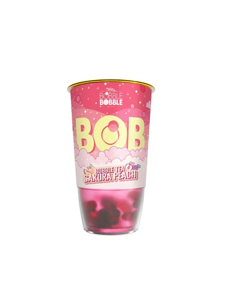 Bob Bubble Tea Üdítőital Sakura Peach 360Ml