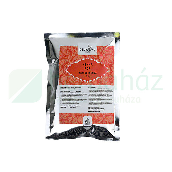 Deja Vu Világ Henna Por Hajfestéshez 100G