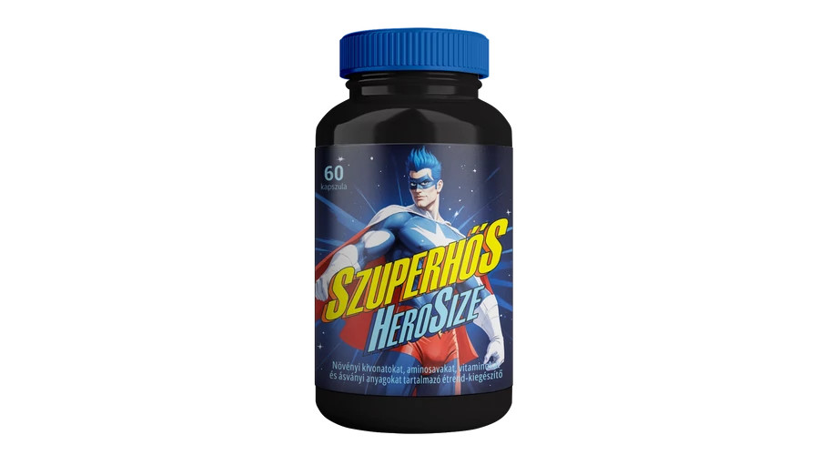 Szuperhős Hero Size - étrend-kiegészítő kapszula (60db)