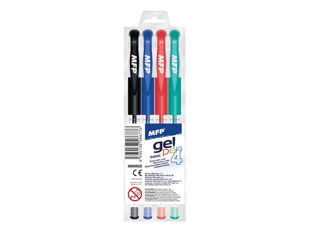 gél toll készlet 4 db GS1038-4 6000922 - MFP Paper