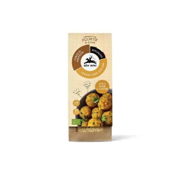 Alce Nero bio fasírtmix hüvelyesekből 65 g