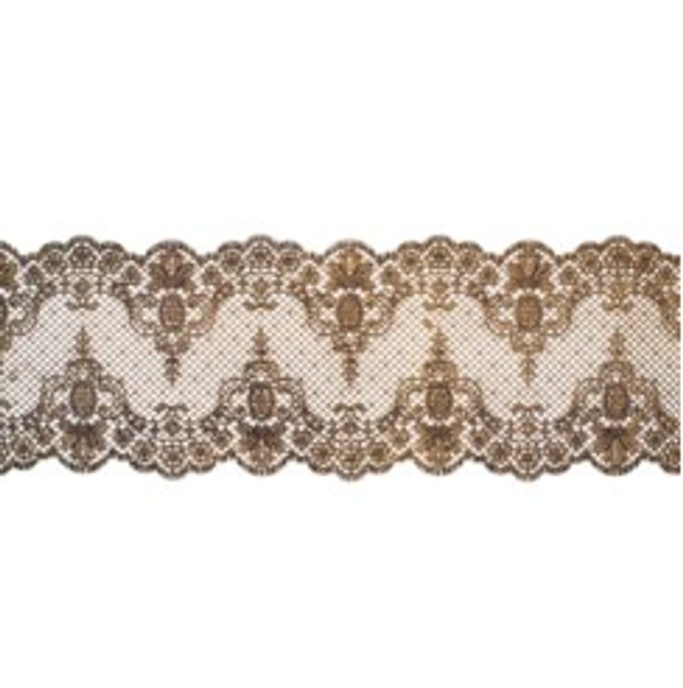 Ehető arany cukorcsipke - szélesség 8 cm - K-Decor