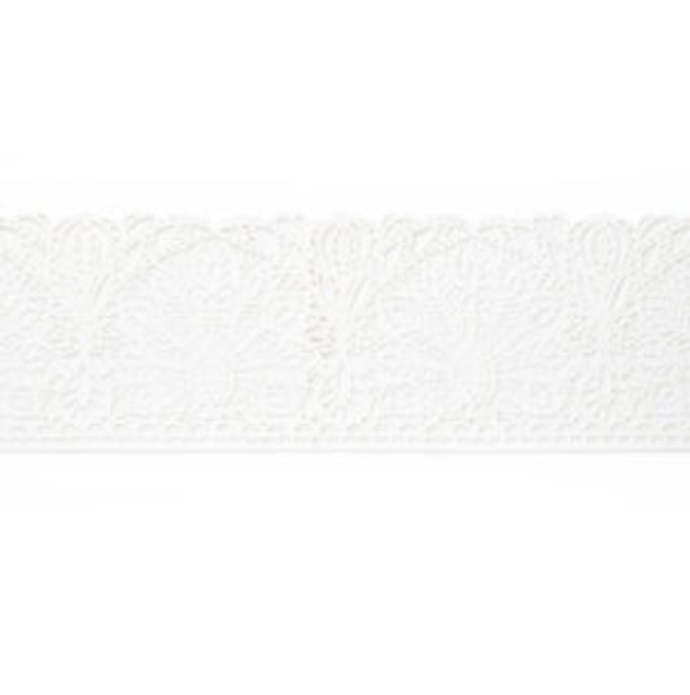 Fehér cukorcsipke - szélesség 6 cm - K-Decor