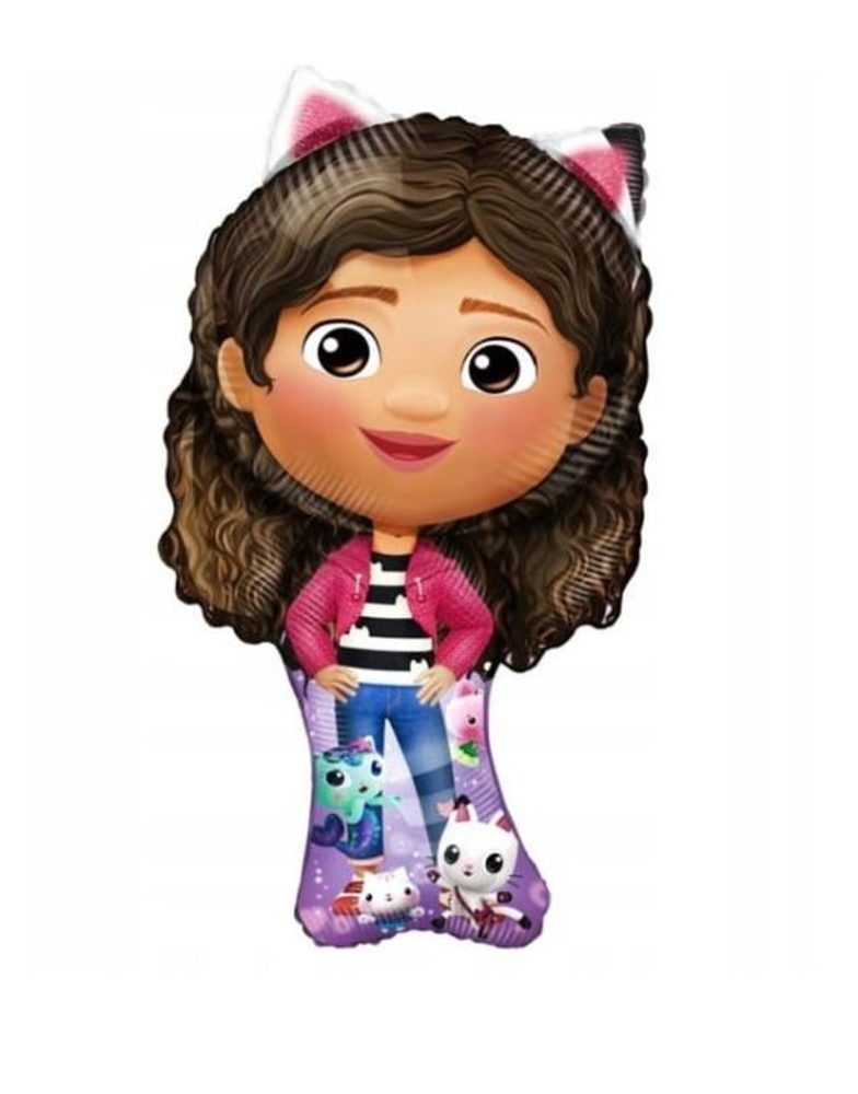 Fólia lufi figura Gabby varázslatos babaháza - Gabby's Dollhouse - 56 cm - GoDan