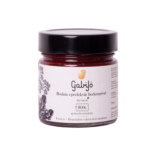 Gabijó Lekvár Bodza-Eper-Berke. Hcm. 240 g