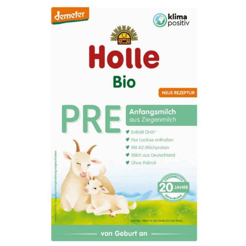 Holle Bio Kecsketej alapú PRE csecsemőtápszer 400g