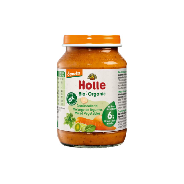 Holle Bio Vegyeszöldség Demeter 190g