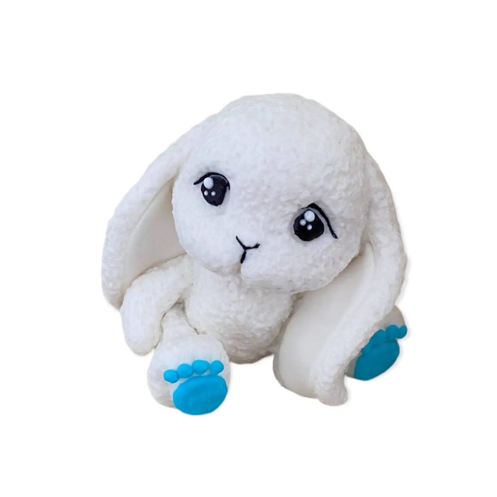 Kék nyuszi – cukordísz 8 cm - K-Decor