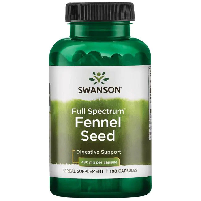 SWANSON FENNEL SEED Édeskömény mag kapszula 480 mg/100 db