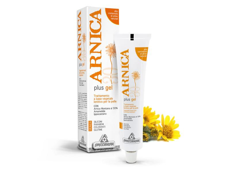 Specchiasol® Arnika plus gél - 30% árnika kivonattal. Zúzódás