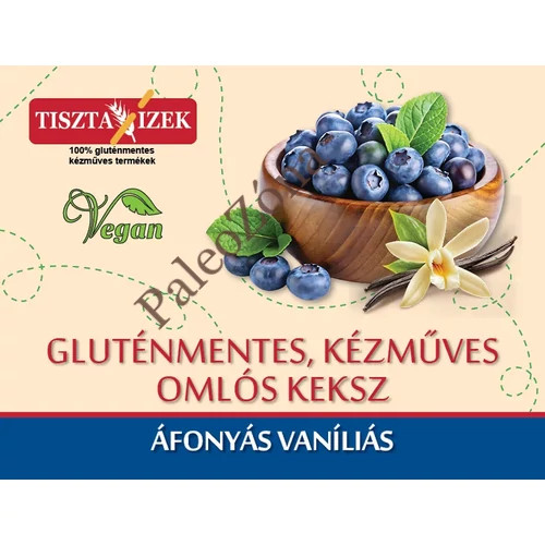 Tiszta Ízek Gluténm. Áfonyás-Vaníliás keksz 180g