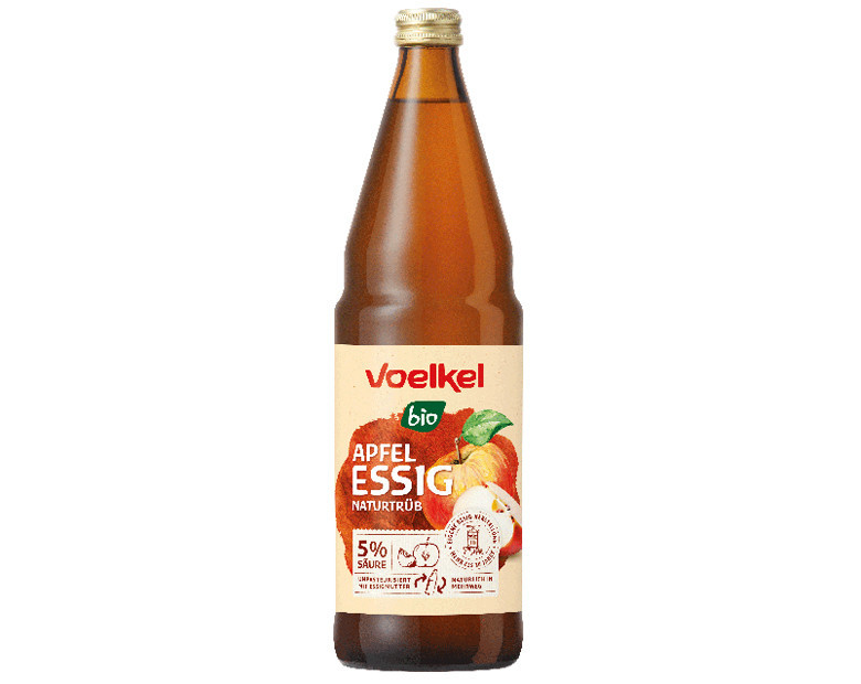 Voelkel Bio Szűretlen almaecet 750ml DRS