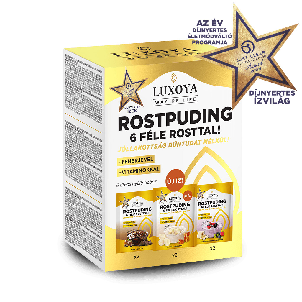 Luxoya Luxoya Fiber Rostpuding kóstolócsomag 6x25g