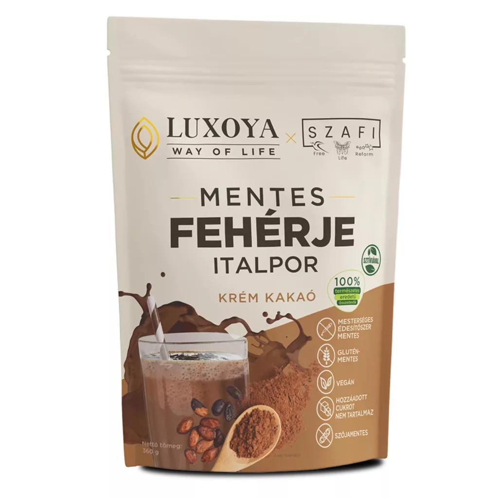 Luxoya Szafi Free Mentes Protein - Kakaó 360g