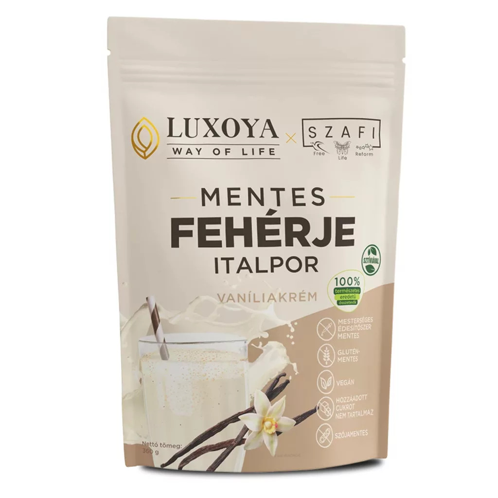 Luxoya Szafi Free Mentes Protein - Vanília 360g