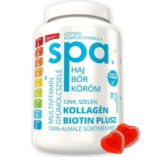 Nani Haj Bőr Köröm gumivitamin (70db) Kollagén Biotin Plusz Szépségvitamin – több