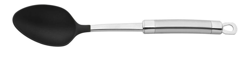 Szervírozó kanál rozsdamentes acél / szilikon 35