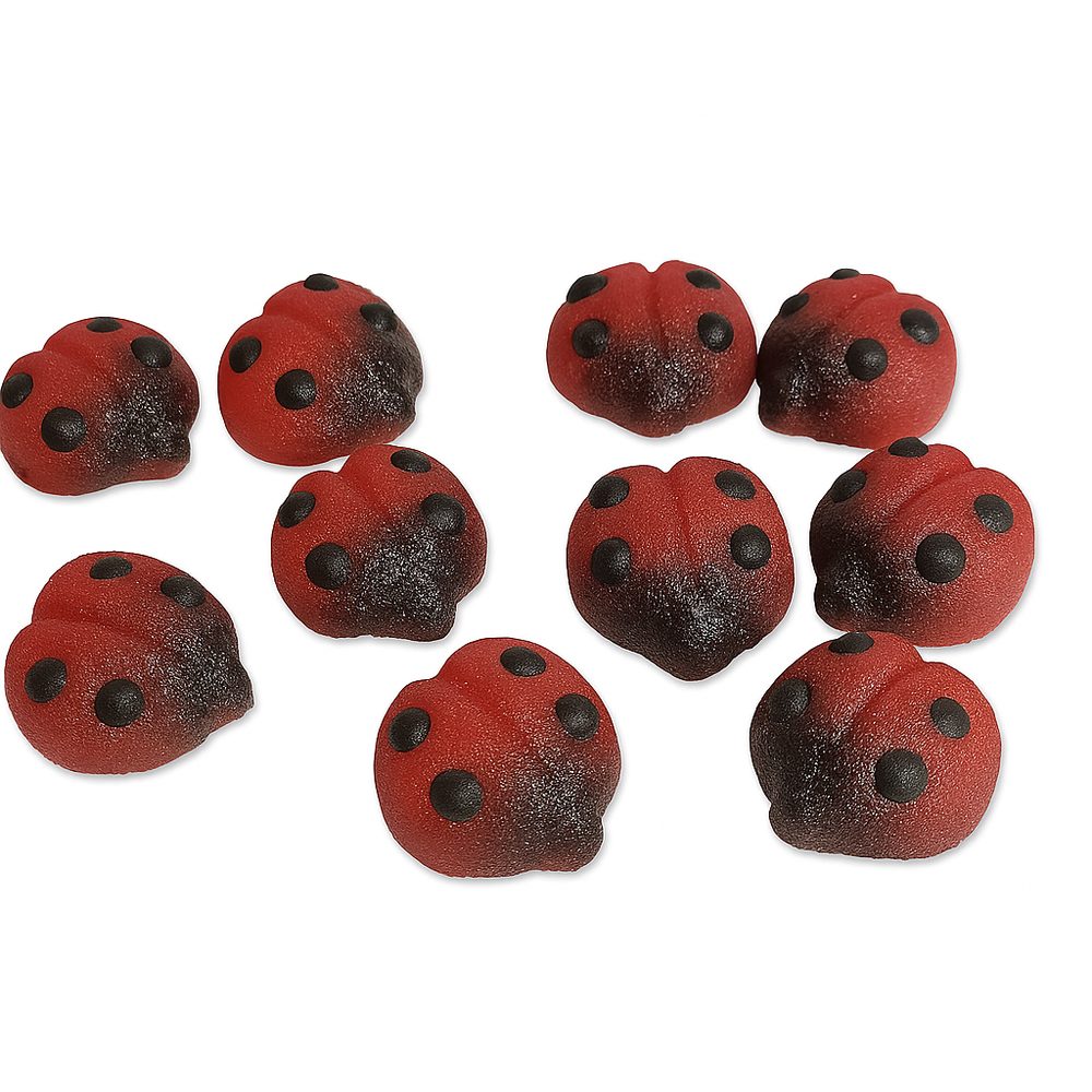 Mini katicabogarak – 10 darab marcipánfigura - Frischmann