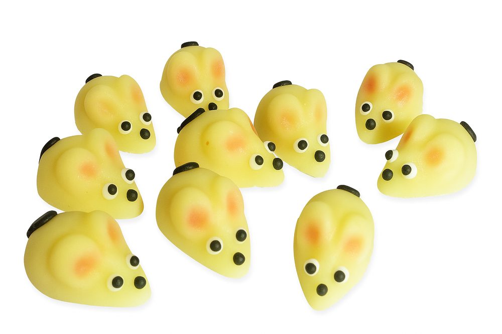 Miniegerek – 10 darab - marcipán állatkák - Frischmann